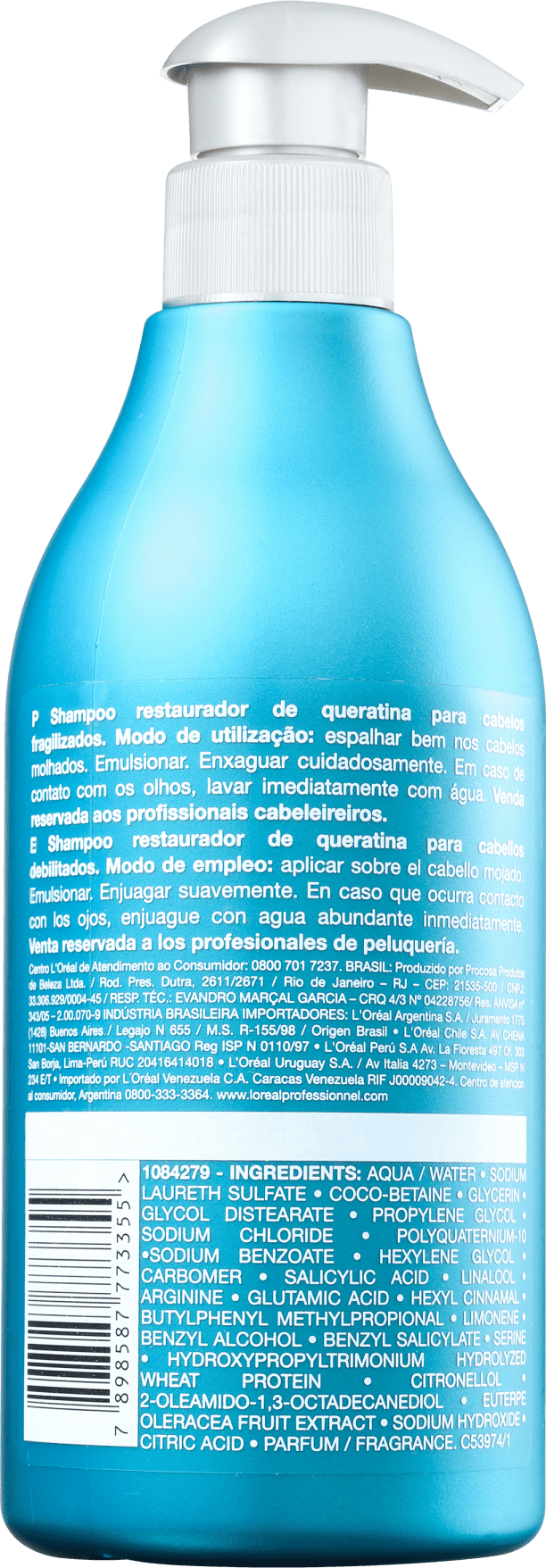 L'Oréal Professionnel Expert Pro-Keratin Refill - Shampoo 500ml
