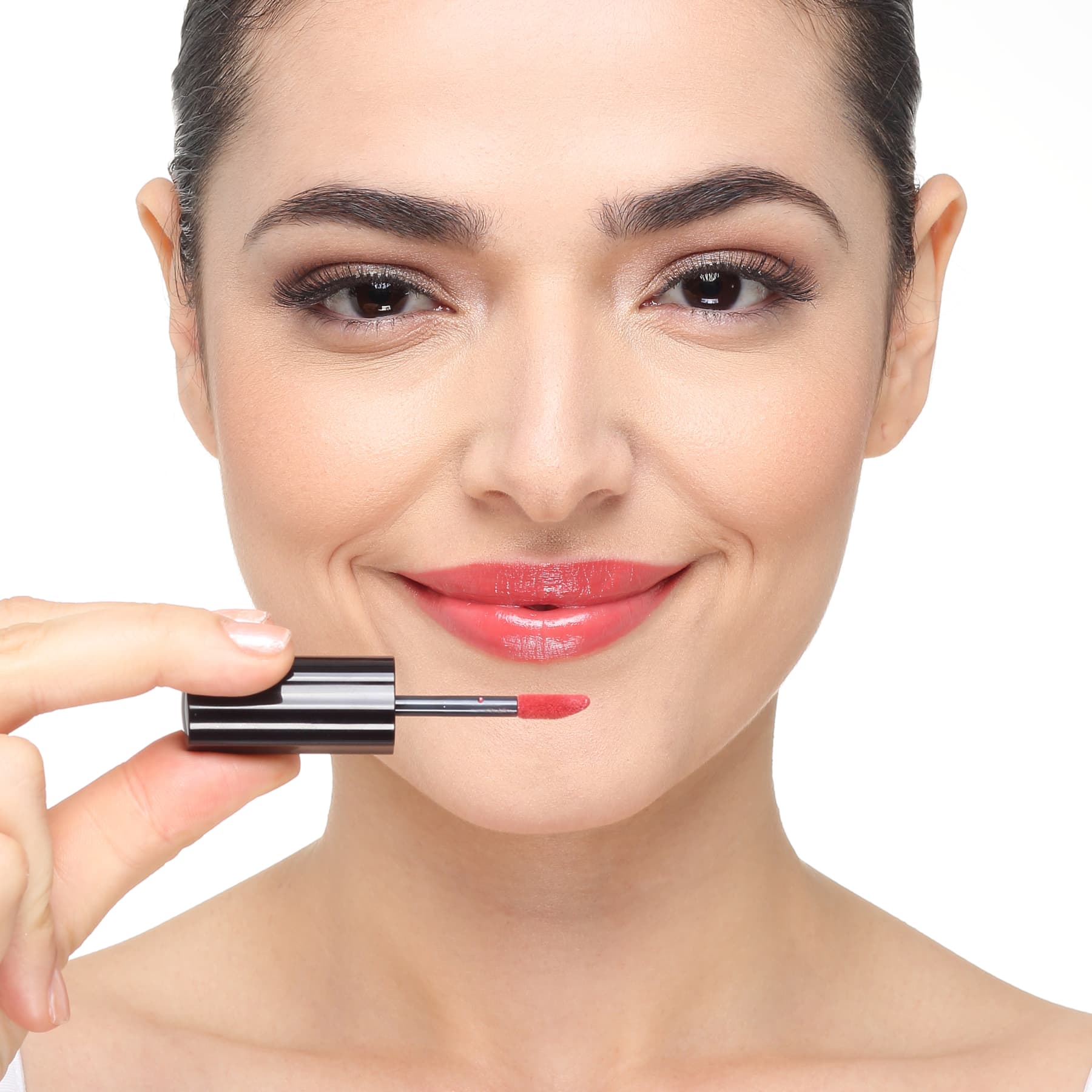 Shiseido Lacquer Rouge RD314 Deep Coral - Batom Líquido Espelhado 6ml