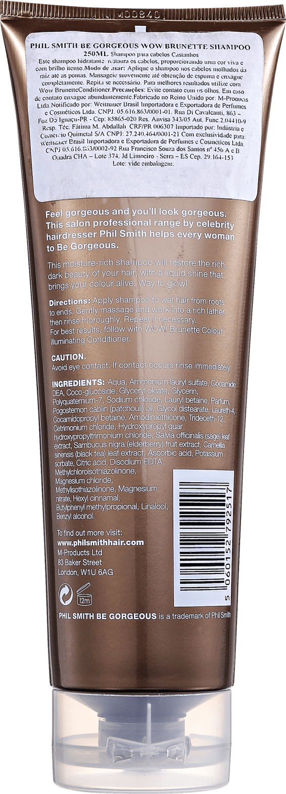 Phil Smith Wow! Brunette - Shampoo 250ml