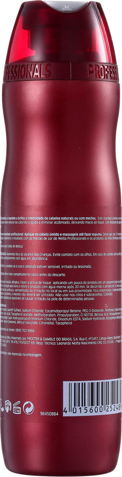 Wella Professionals Color Recharge Cool Blonde - Shampoo Desamarelador 250ml