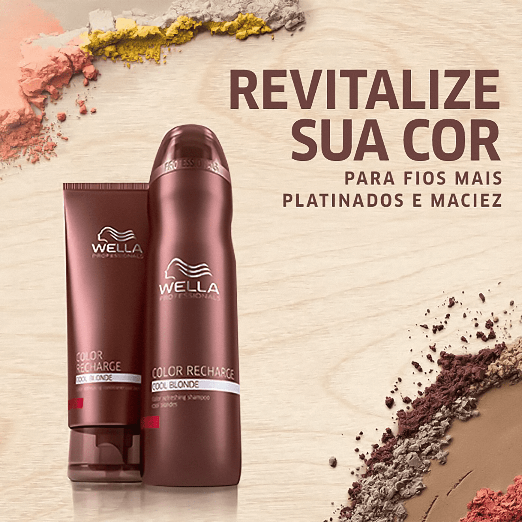 Wella Professionals Color Recharge Cool Blonde - Shampoo Desamarelador 250ml