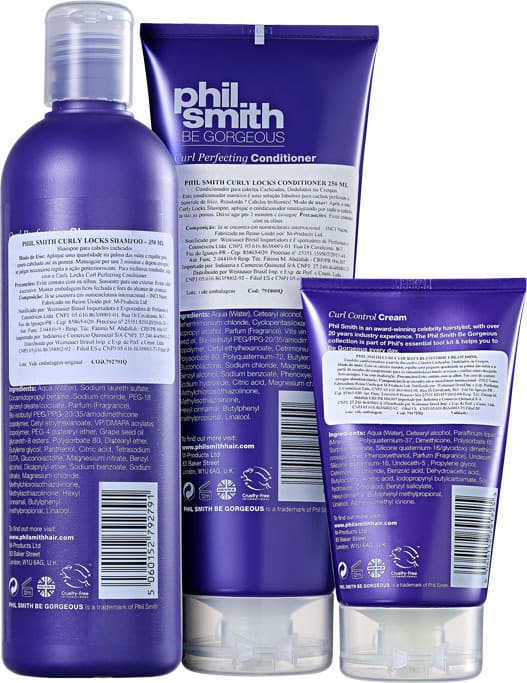 Kit Phil Smith Curly Locks Curl Perfecting (3 Produtos)
