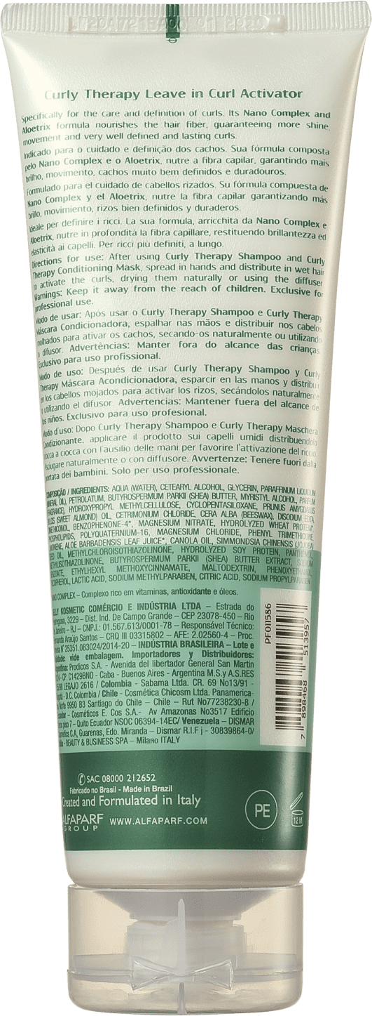 Yellow Curly Therapy - Ativador de Cachos 250ml