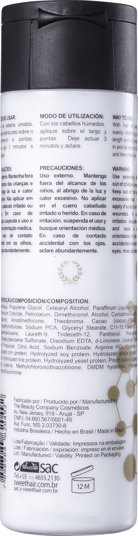 Sweet Hair Cronos Biotechnology Intelligence - Condicionador 250g