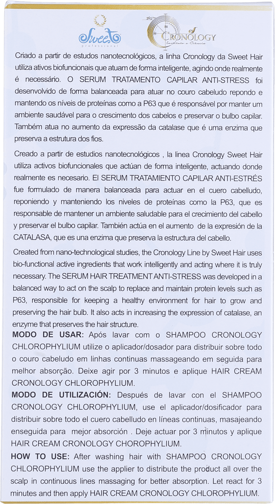 Sweet Hair Cronos Anti-Stress - Sérum 30ml