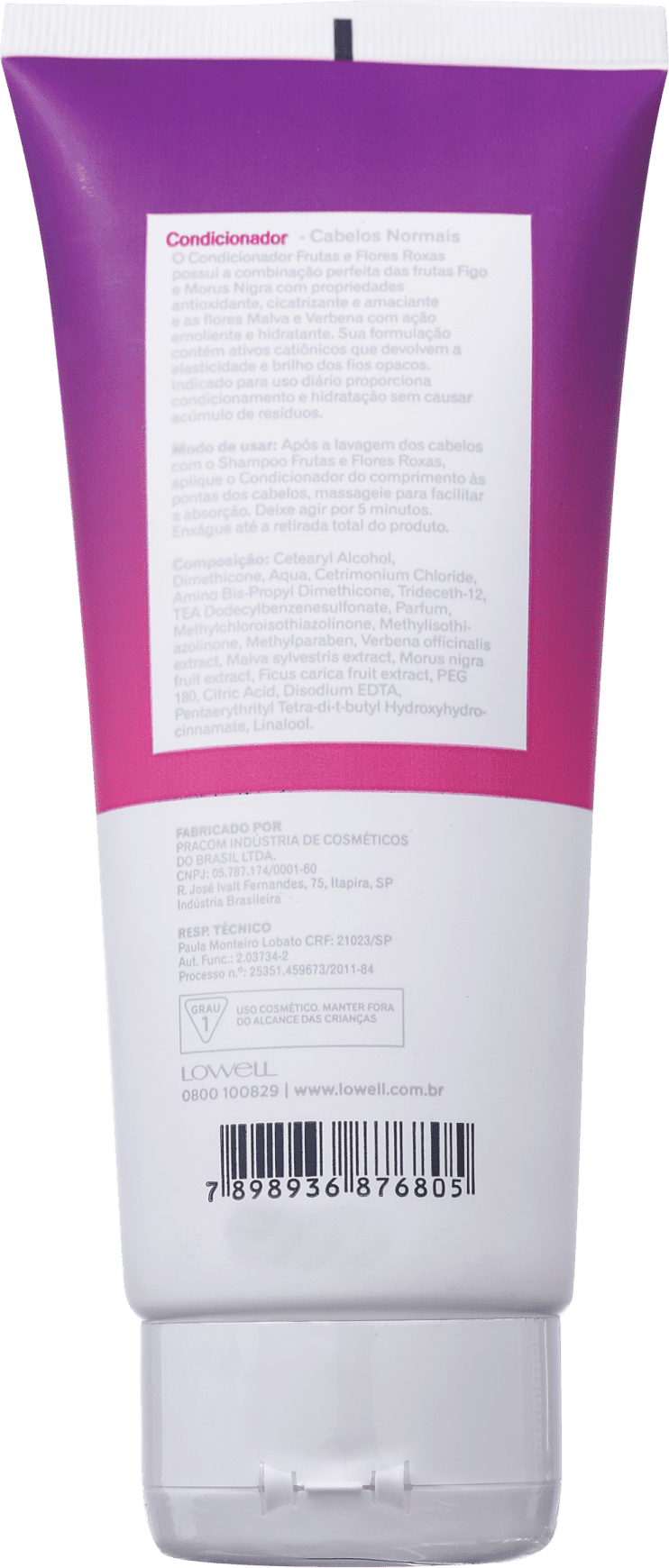 Lowell Frutas & Flores Roxas - Condicionador 200ml