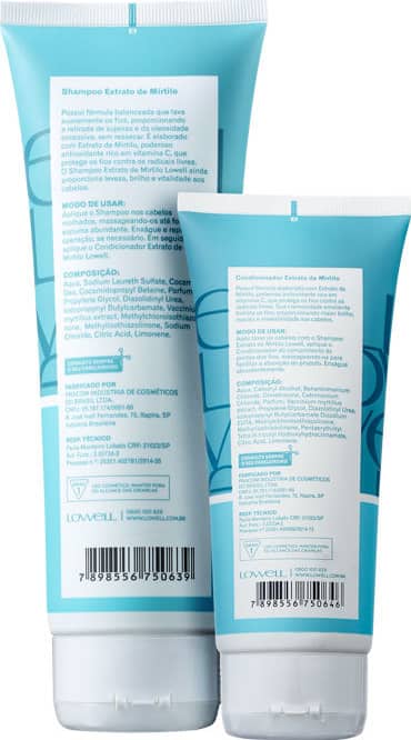 Kit Lowell Complex Care Mirtilo Duo (2 Produtos)