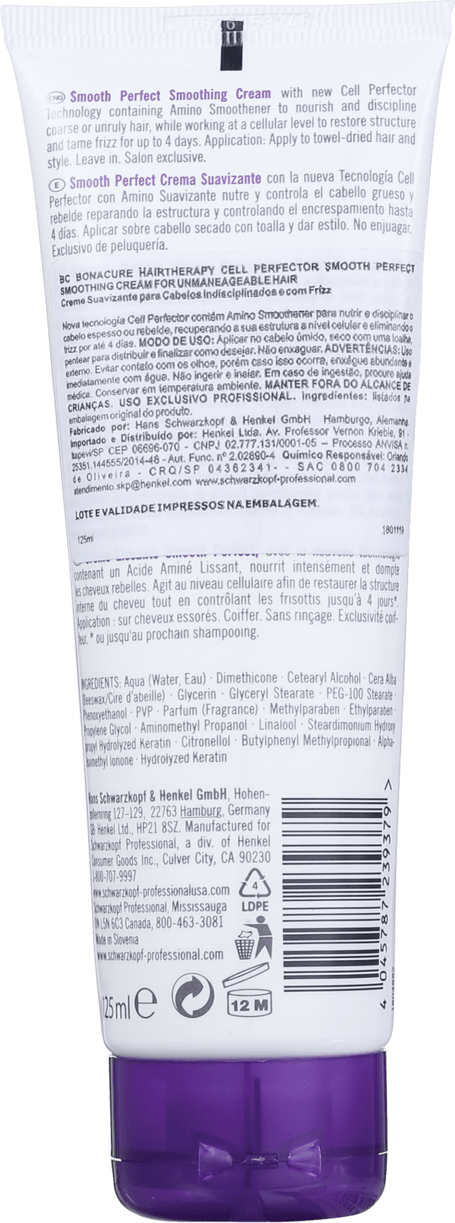 Schwarzkopf Professional BC Bonacure Smooth Perfect - Leave-in 125ml