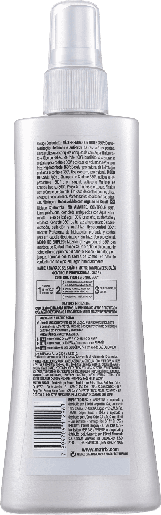 Matrix Biolage Controltotal Hypercontrole 360° - Tratamento 150ml
