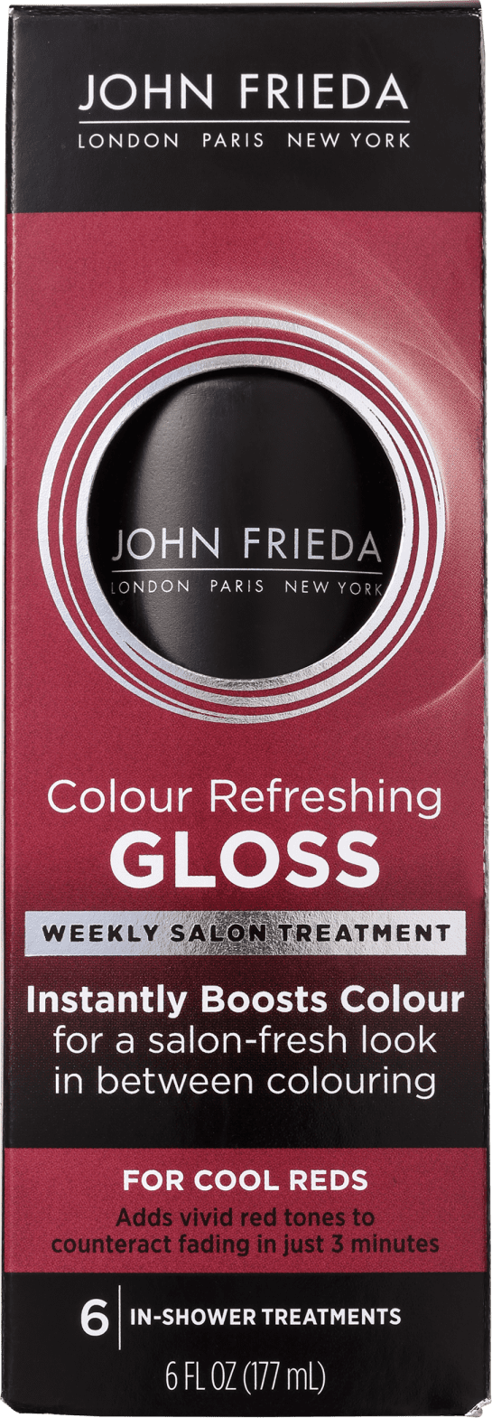 John Frieda Colour Refreshing Gloss For Cool Reds - Sérum Tonalizante 177ml