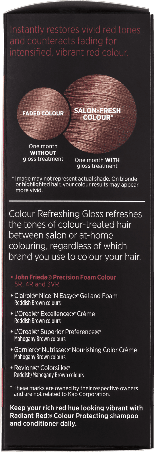 John Frieda Colour Refreshing Gloss For Cool Reds - Sérum Tonalizante 177ml