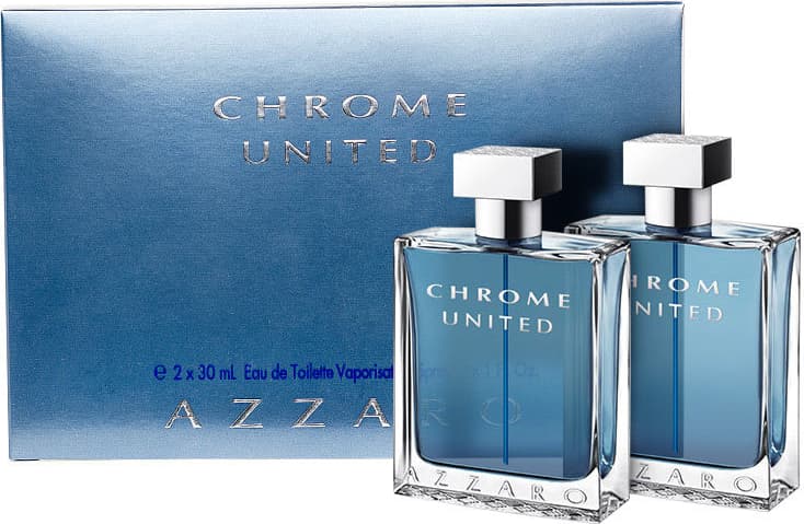 Conjunto Chrome United Azzaro Masculino - Eau de Toilette 2x30ml
