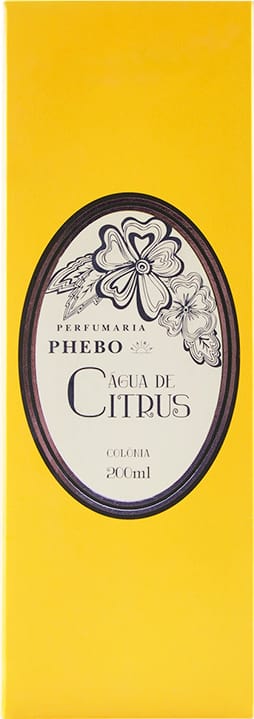 Água de Citrus Phebo Eau de Cologne - Perfume Unissex 200ml