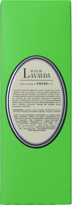 Água de Lavanda Phebo Eau de Cologne - Perfume Unissex 200ml