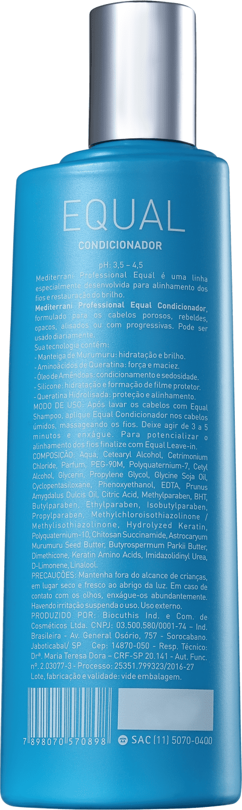 Mediterrani Ionixx Equal - Condicionador 250g