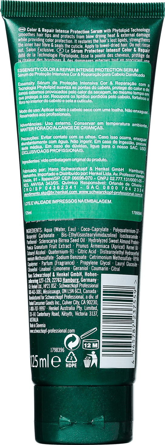 Schwarzkopf Professional Essensity Color & Repair - Protetor Térmico 125ml