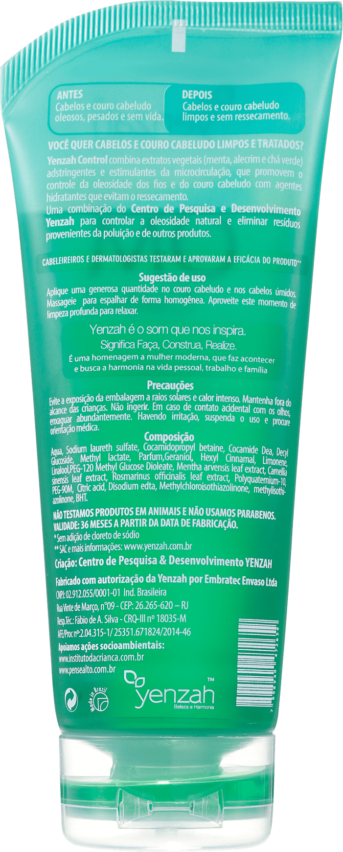Yenzah Om Control - Shampoo 200ml