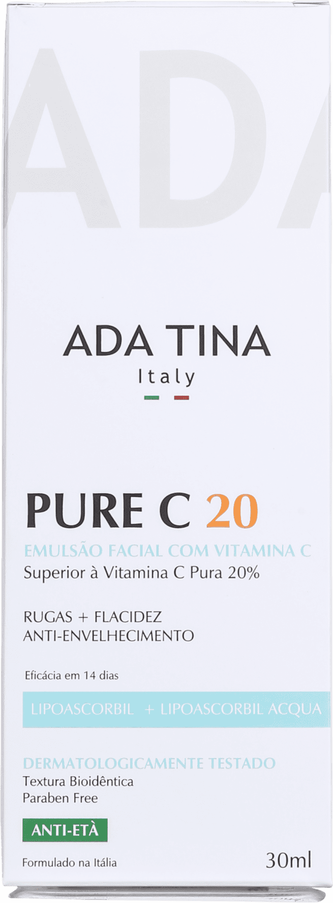 Ada Tina Pure C 20 - Emulsão Anti-Idade Concentrada 30ml