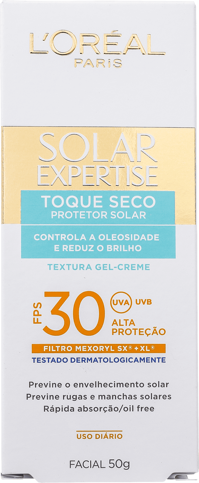 L'Oréal Paris Solar Expertise Toque Seco FPS 30 - Protetor Solar Facial 50g