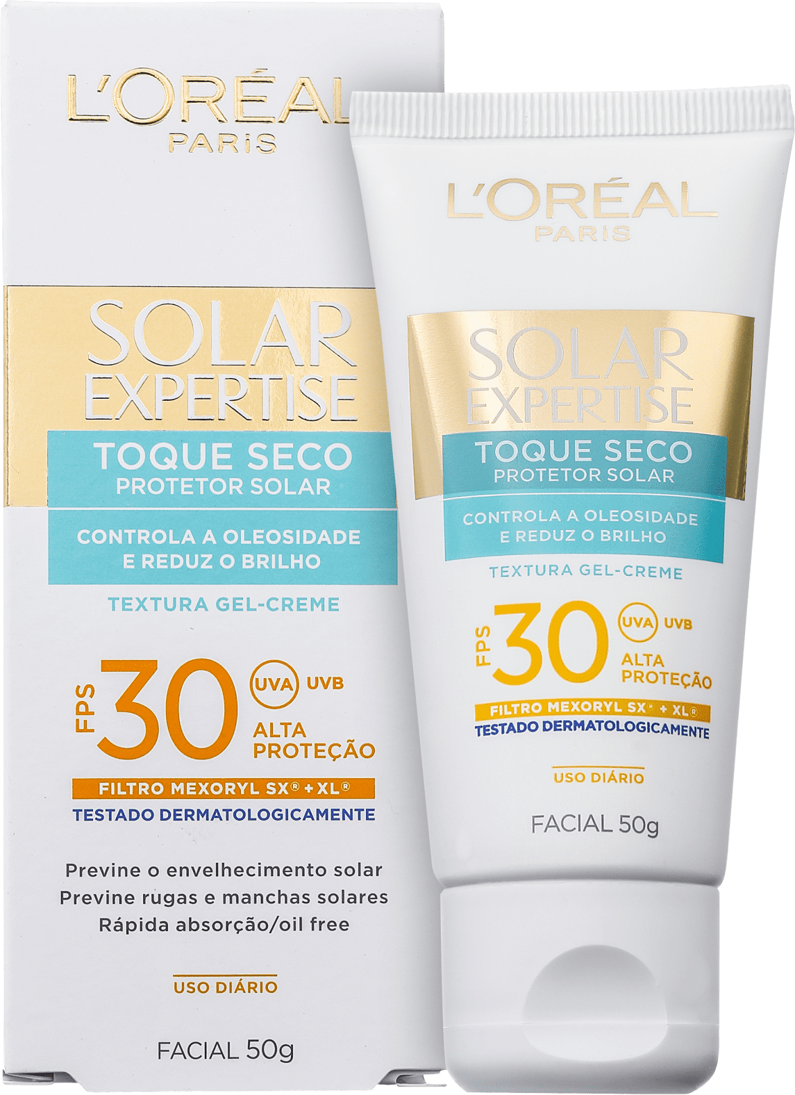 L'Oréal Paris Solar Expertise Toque Seco FPS 30 - Protetor Solar Facial 50g