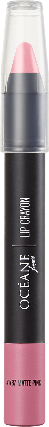 Océane Lip Crayon Colour My Lips Matte Pink - Batom Matte 3g