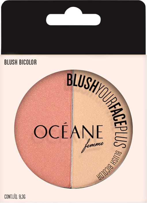Océane Blush Your Face Coral Peach - Blush em Pó 9,3g