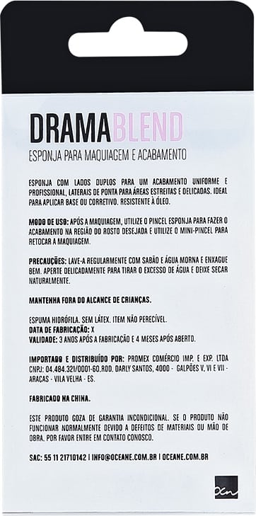 Drama Blend - Esponja para Base e Corretivo