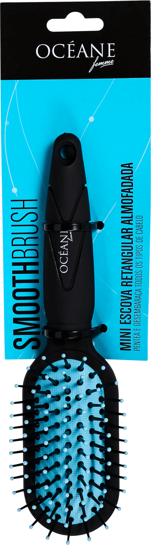 Océane Smooth Brush Azul - Mini Escova de Cabelo