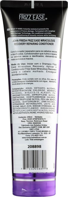 John Frieda Frizz-Ease Miraculous Recovery - Condicionador 250ml