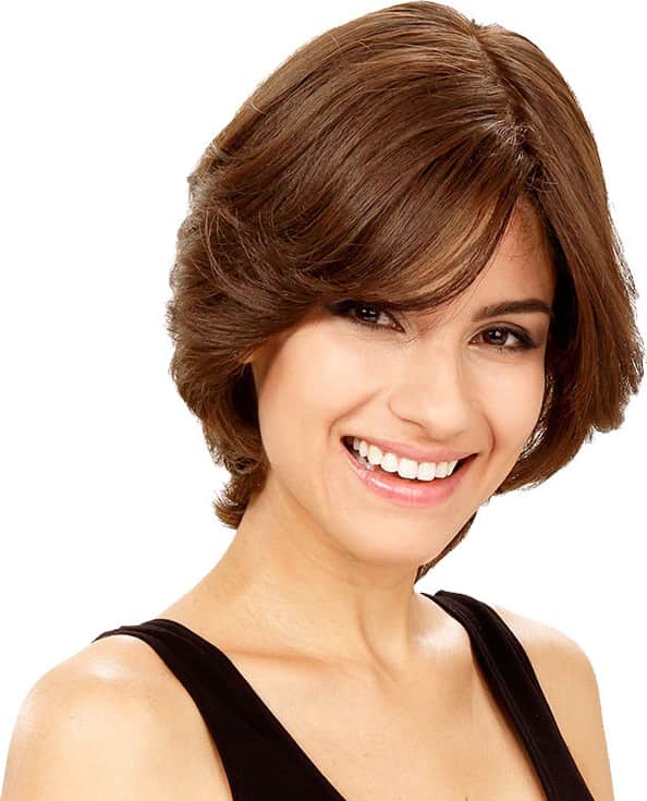 Crown Wigs Amanda Castanho Médio/Claro/Louro Escuro - Peruca 25cm