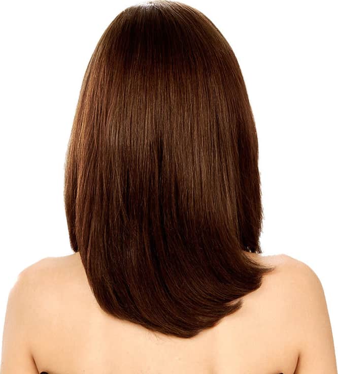Crown Wigs Carol Castanho Médio - Peruca 35cm