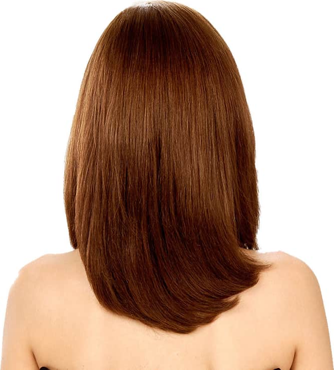Crown Wigs Carol Castanho Claro - Peruca 35cm
