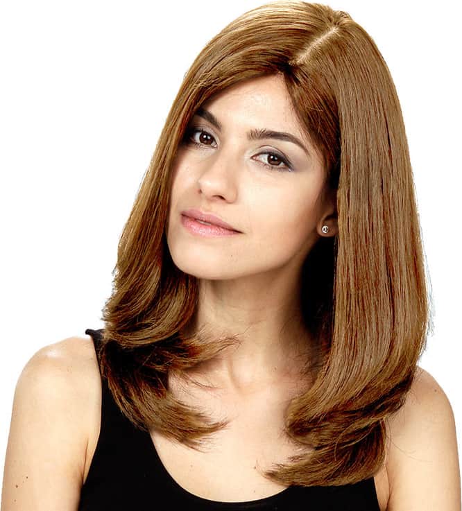 Crown Wigs Diana Louro Claro/Escuro - Peruca 45cm