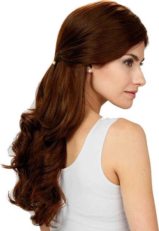 Crown Wigs Estela Castanho Claro - Peruca 56cm
