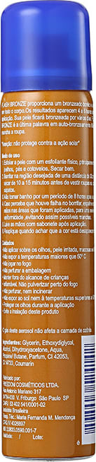 Flash Bronze Loção Auto-Bronzeante Spray - Spray Autobronzeador 100ml