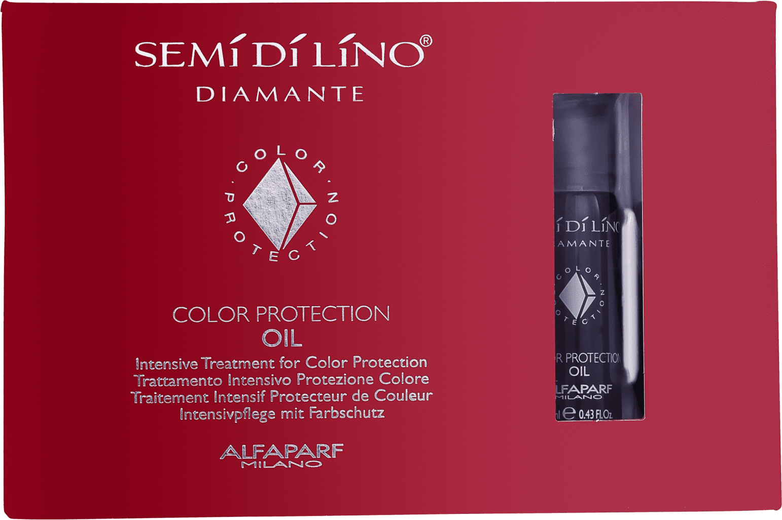 Alfaparf SdL Diamante Color Protection Oil - Ampola Capilar 6x13ml