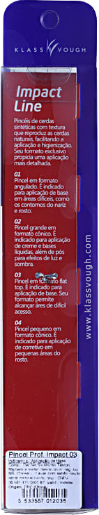 Klass Vough Impact 03 - Pincel Duo Fiber