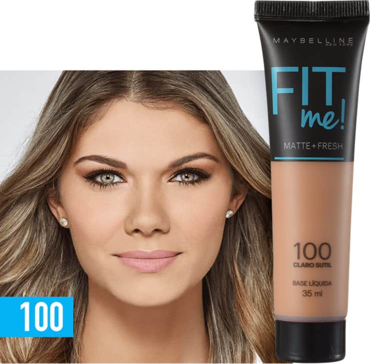 Maybelline Fit Me! Toque Matte + Fresh 100 - Base Líquida 35ml