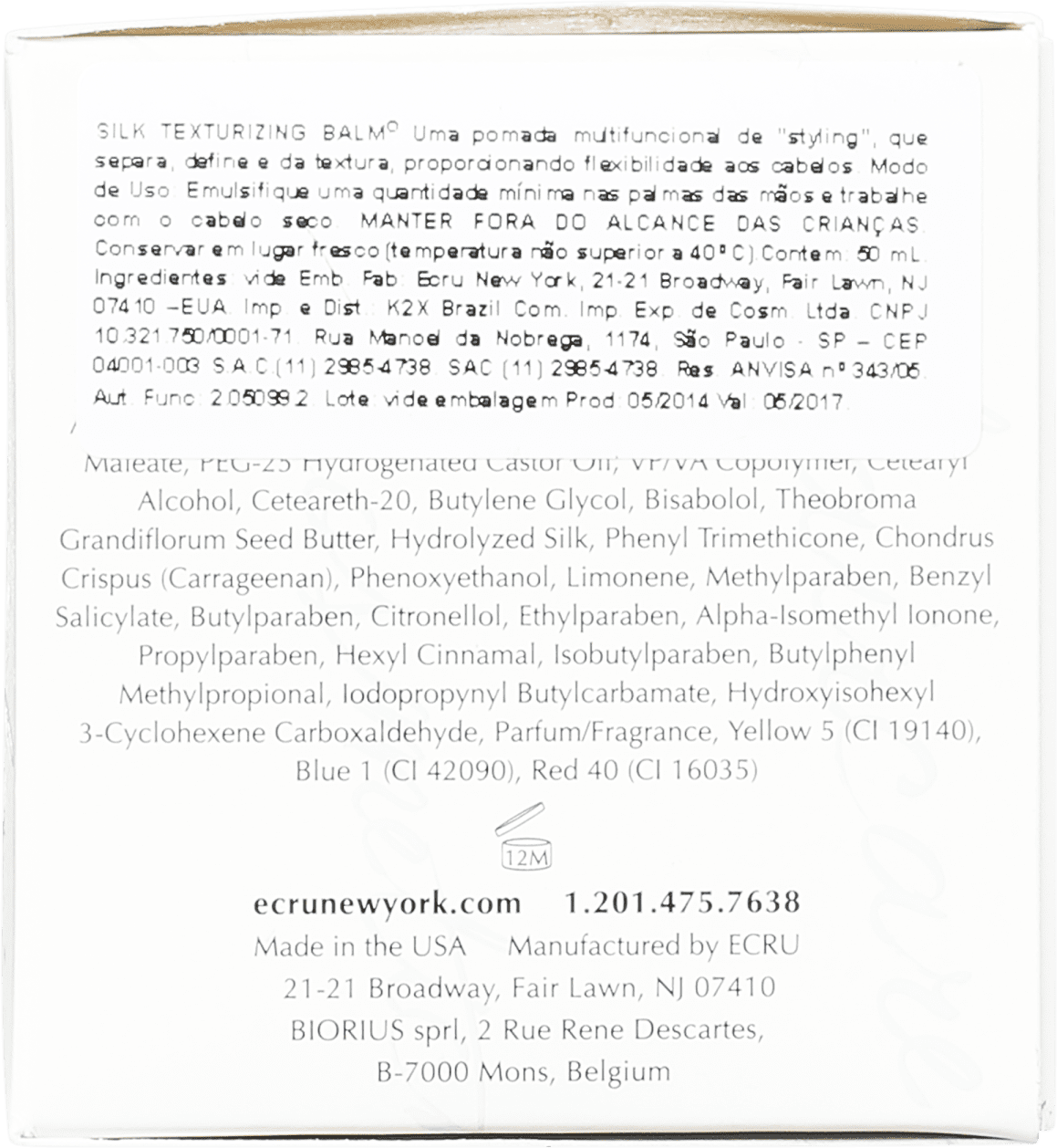 Ecru New York Silk Texturizing - Bálsamo Texturizador 50ml