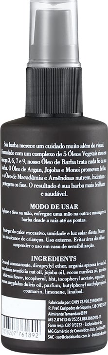 Cia da Barba - Óleo para Barba 50ml
