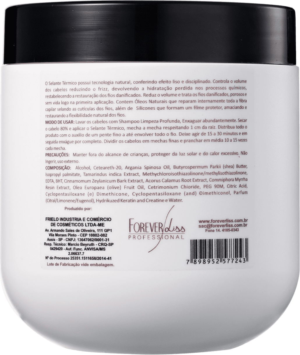 Forever Liss Professional Selante Argan Oil - Escova Progressiva 500ml