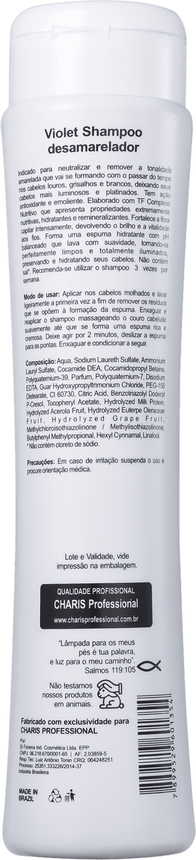 Charis Violet - Shampoo Desamarelador 300ml