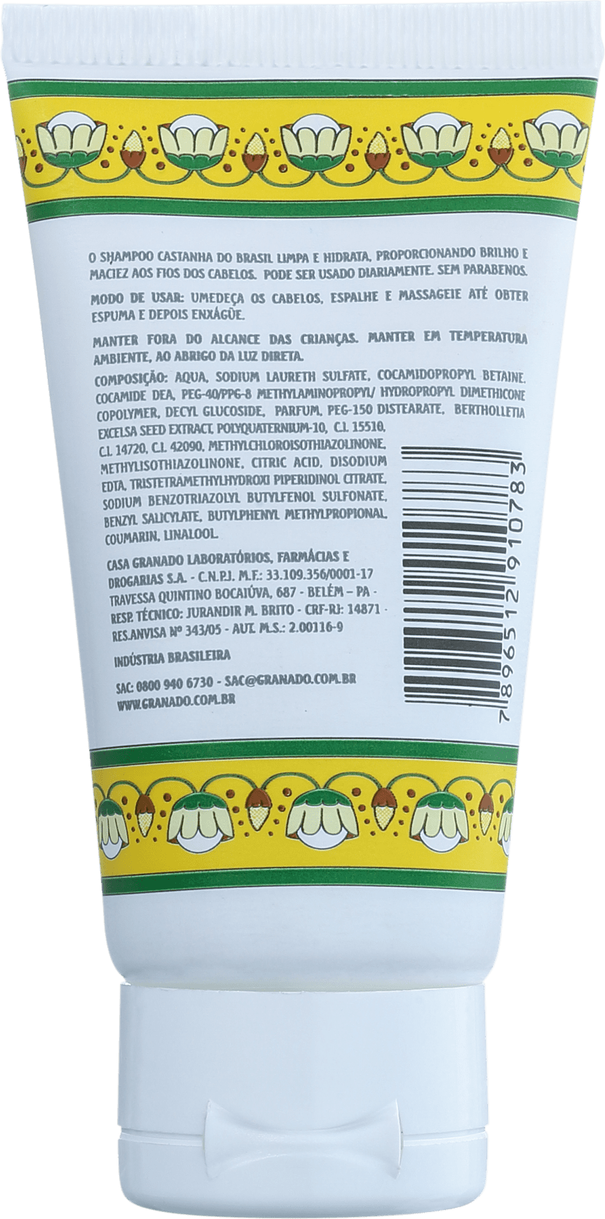 Granado Terrapeutics Castanha do Brasil - Shampoo sem Sal 50ml