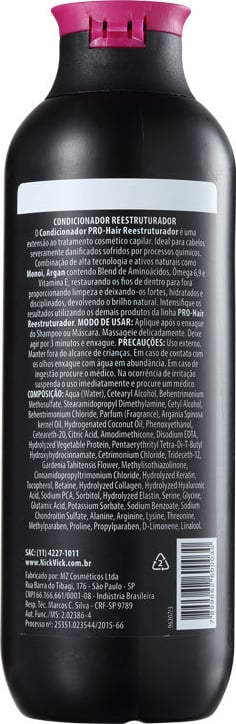 Nick & Vick PRO-Hair Reestruturador - Condicionador 250ml