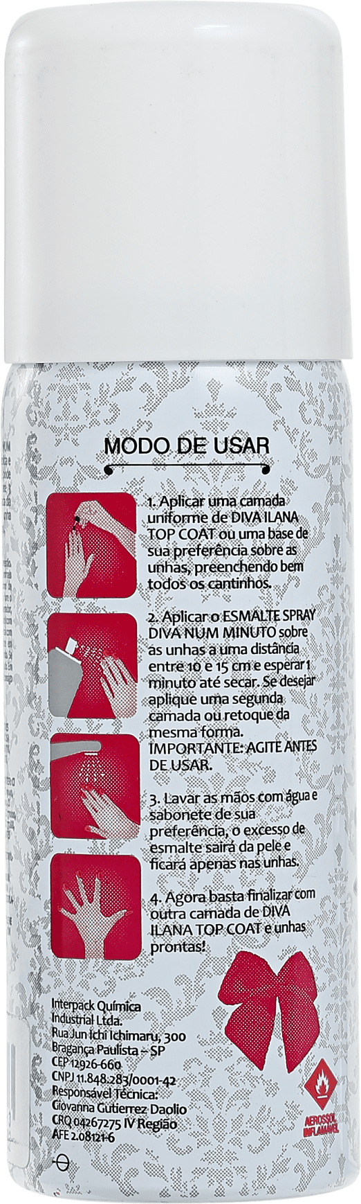 Diva Cosmetics Rita - Esmalte em Spray Perolado 50ml