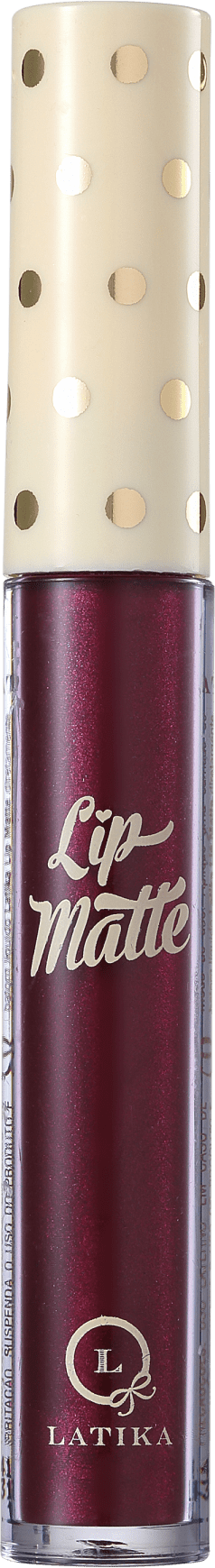Latika Lip Vinho Nº 41 - Batom Líquido Metálico 4ml