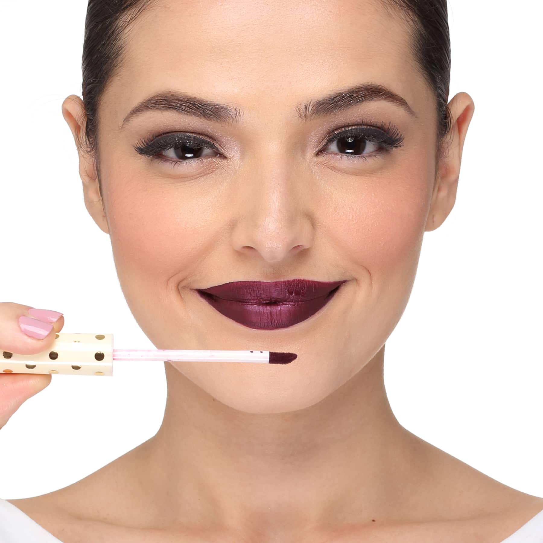 Latika Lip Vinho Nº 41 - Batom Líquido Metálico 4ml