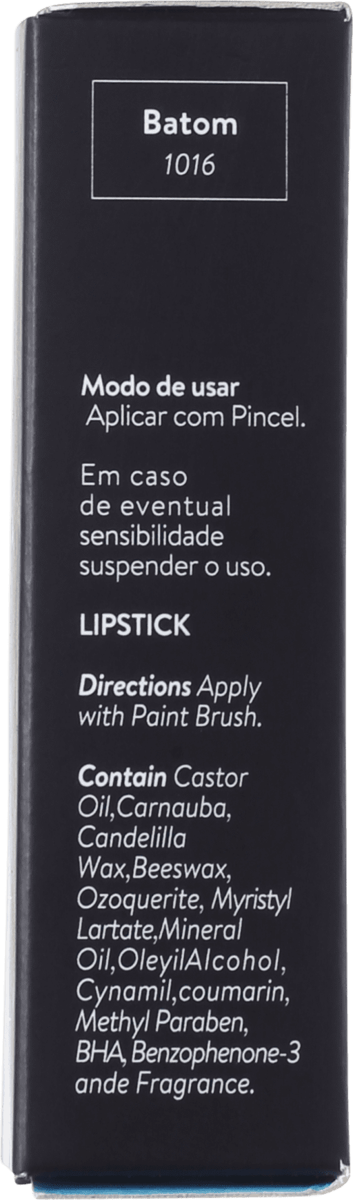 Catharine Hill Preto FPS 15 - Batom Cremoso 3,5g