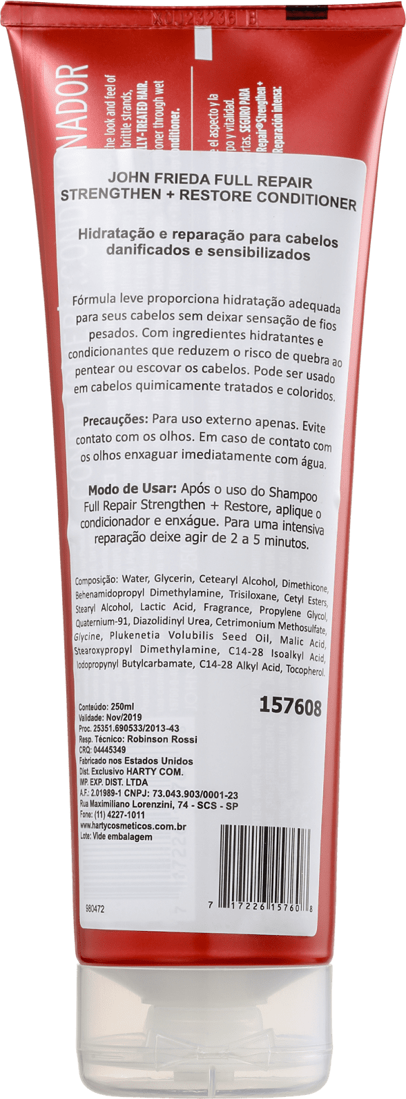 John Frieda Full Repair Strengthen+Restore - Condicionador 250ml