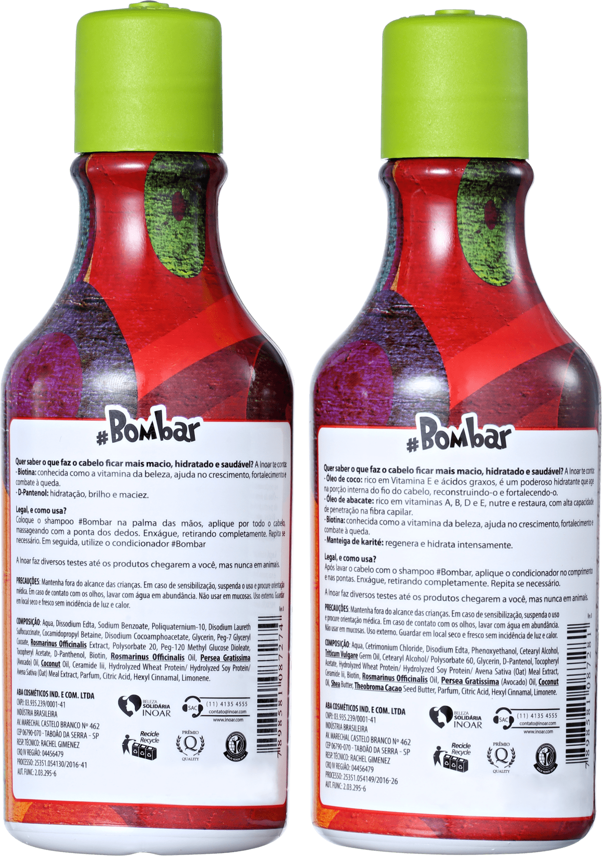 Kit Duo #Bombar (shampoo e condicionador) - 250ml
